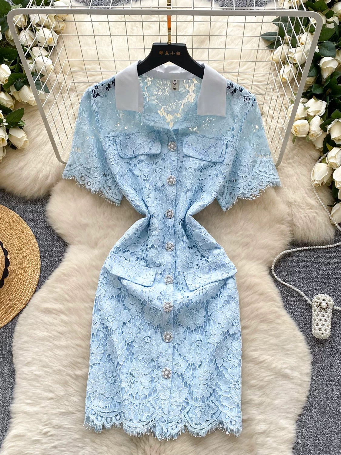 Cool girl lace dress FBC397 images